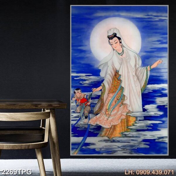 Tranh ảnh thờ Phật in laminate - 2269PG