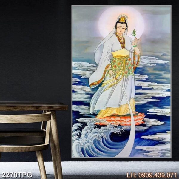 Tranh vẽ Phật in laminate - 2270PG