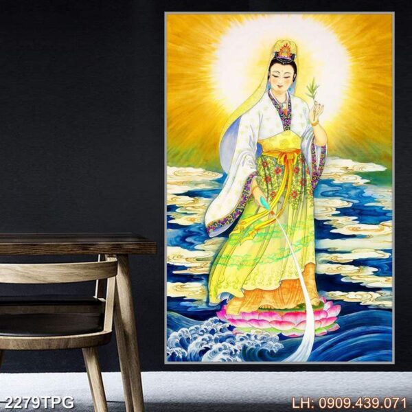 Bức tranh đức Phật tôn kính - 2279PG