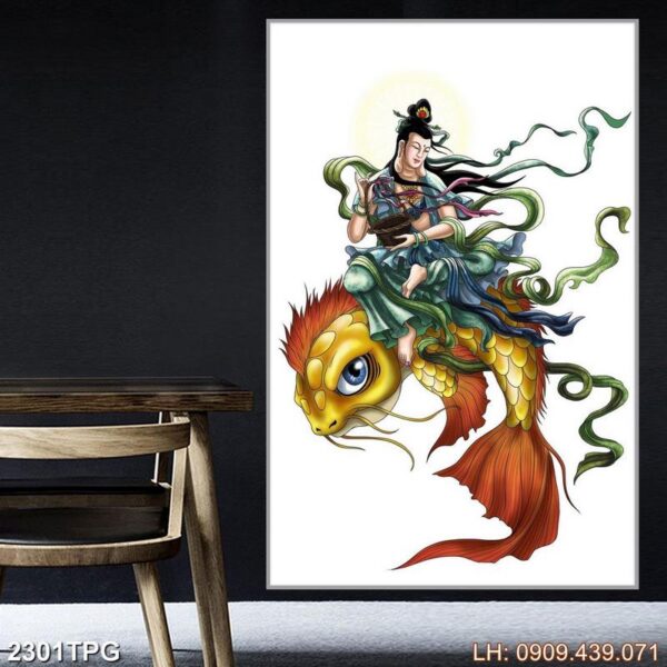 Bức tranh Phật in laminate - 2301PG