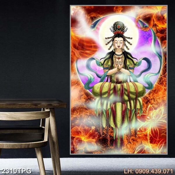 Ảnh tôn giáo Phật uy nghi - 2310PG