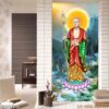 Tranh vẽ thờ Phật dán kiếng - 2359PG
