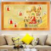 Bức tranh thờ Phật dán kính - 024PG