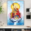 Bức tranh thờ Phật in laminate - 261PG