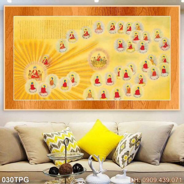 Bức tranh tôn giáo Phật tôn kính - 030PG