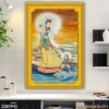 Bức tranh tôn giáo Phật in tráng gương - 339PG