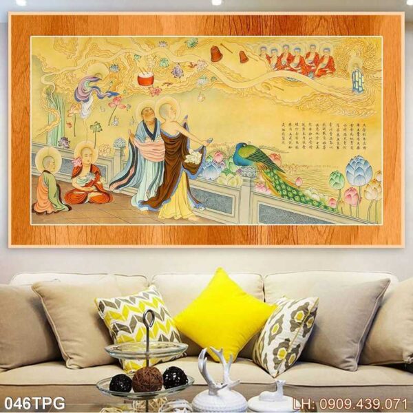 Tranh Phật dán kính - 046PG