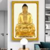 Bức tranh thờ Phật in canvas - 475PG