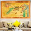 Tranh thờ Phật in canvas - 504PG