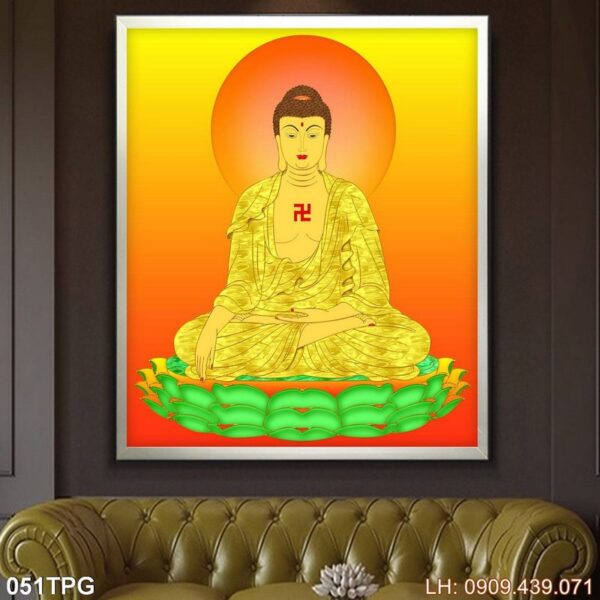Ảnh Phật in canvas - 051PG