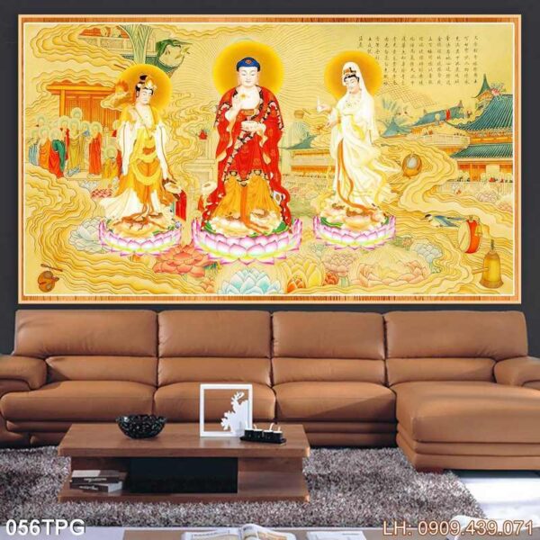 Tranh thờ Phật tại TpHCM - 056PG