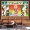 Mẫu tranh đức Phật dán tường - 612PG