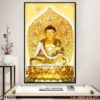 Tranh tôn giáo Phật dán kiếng - 618PG