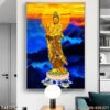 Tranh thờ Phật in canvas - 745PG