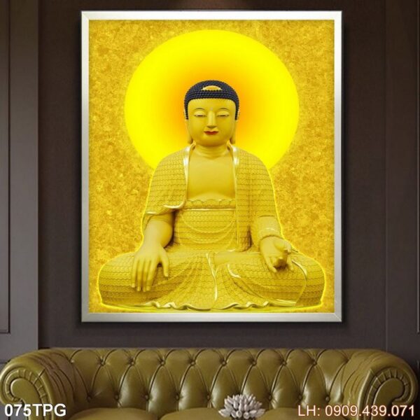 Mẫu tranh Phật có khung - 075PG