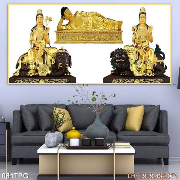 Tranh ảnh Phật trang nghiêm - 081PG