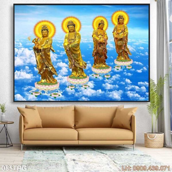 Mẫu tranh Phật trang nghiêm - 085PG