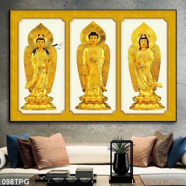 Tranh vẽ tôn giáo Phật đẹp - 098PG