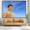 Mẫu tranh thờ Phật in canvas - 992PG