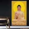 Tranh thờ Phật in tráng gương - 993PG