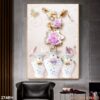 Bức tranh chiếc lọ hoa nghệ thuật - 274BH