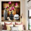 Bức tranh bình hoa nghệ thuật - 411BH