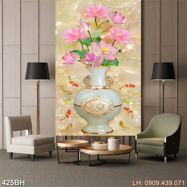 Bức tranh lọ hoa tĩnh vật - 425BH