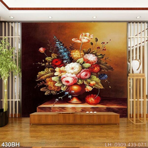 Tác phẩm bình hoa tĩnh vật - 430BH