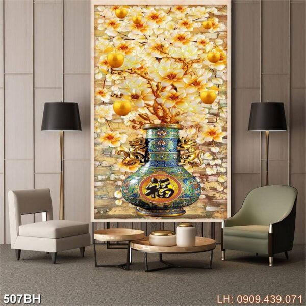 Ảnh lọ hoa ấn tượng - 507BH