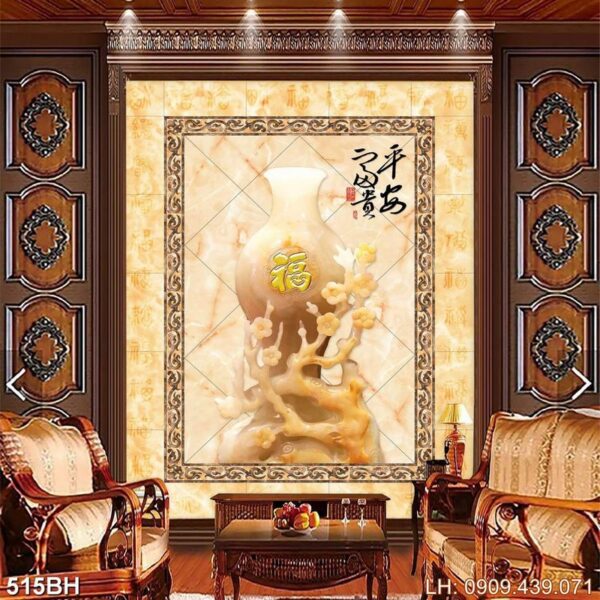 Bức tranh hoa phòng khách - 515BH