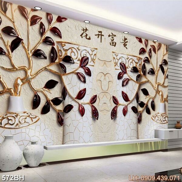 Tranh vẽ hoa đẹp - 572BH