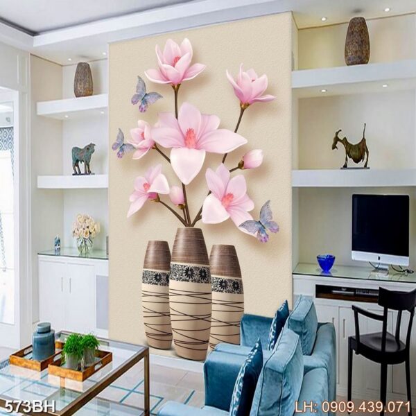 Tác phẩm lọ hoa cổ - 573BH