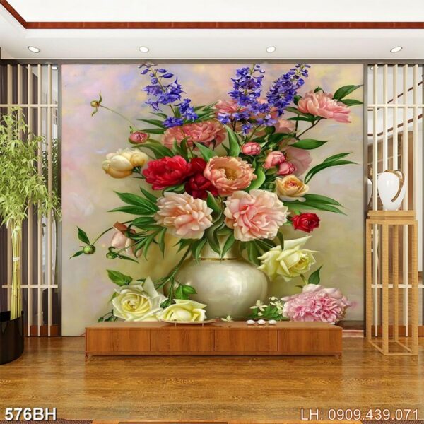 Ảnh bình bông phòng khách - 576BH