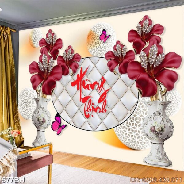 Tranh ảnh hoa đẹp - 577BH