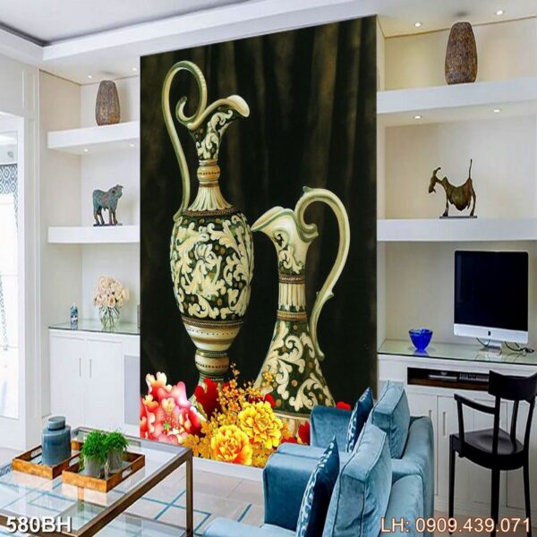 Hình ảnh bình bông ấn tượng - 580BH