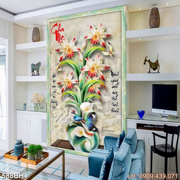 Hình ảnh bình bông đẹp - 588BH