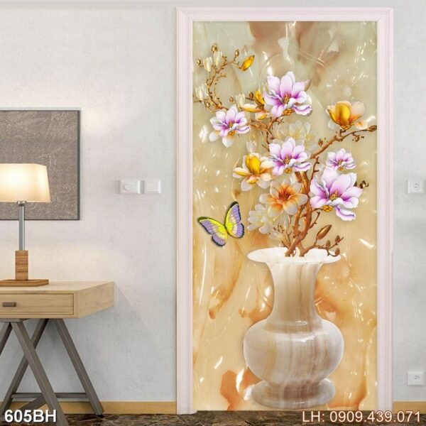 Bức tranh chiếc lọ hoa tĩnh vật - 605BH