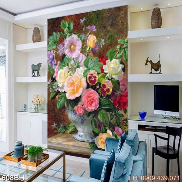 Ảnh lọ hoa tĩnh vật - 608BH