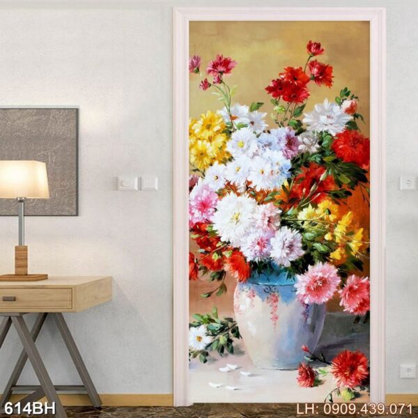 Hình ảnh bình hoa cổ - 614BH