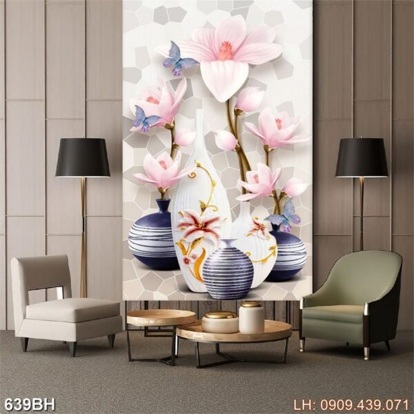 Bức tranh lọ hoa ấn tượng - 639BH