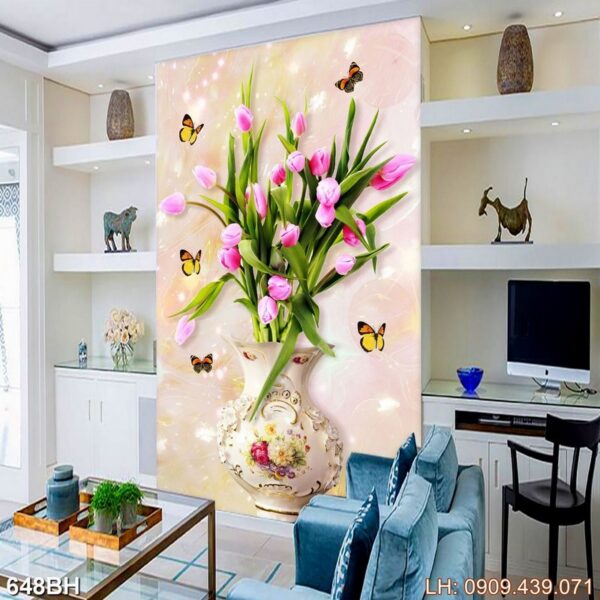 Bức tranh bình hoa ấn tượng - 648BH