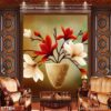 Bức tranh bình hoa nghệ thuật - 677BH