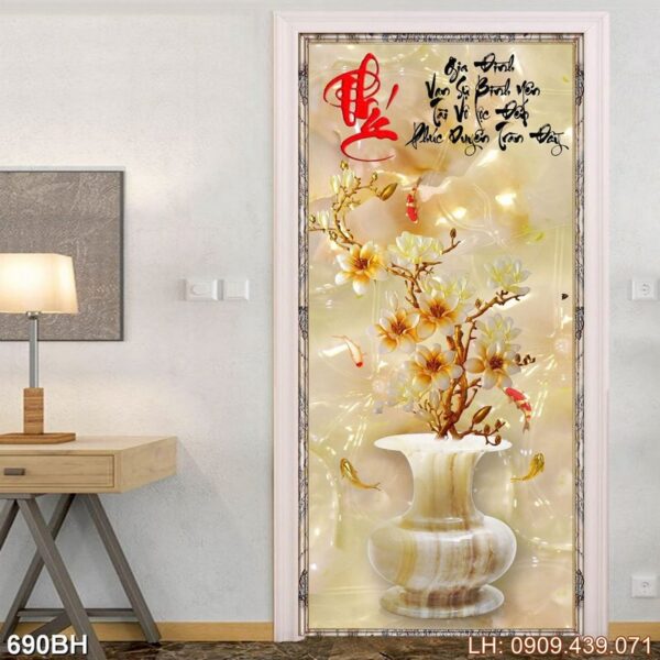 Tranh lọ hoa tĩnh vật - 690BH