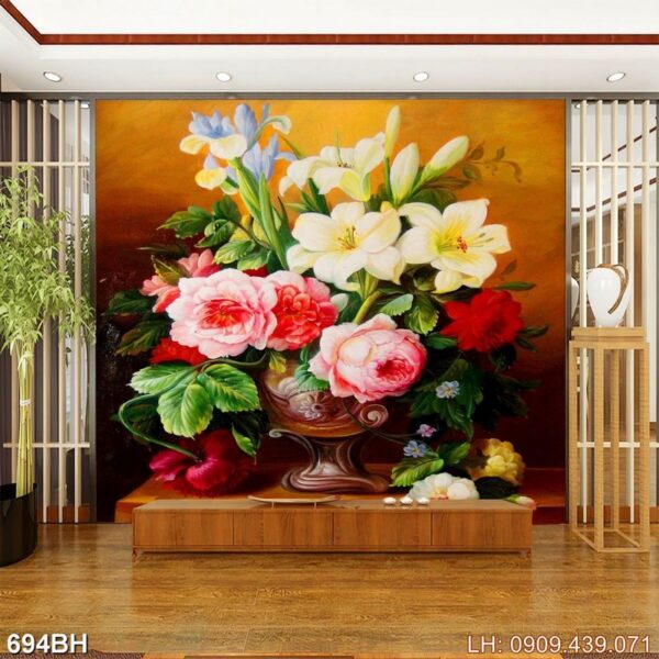 Ảnh hoa phòng khách - 694BH