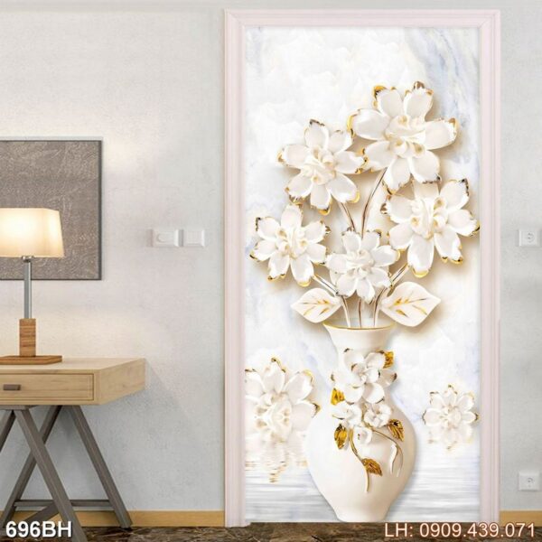 Bức tranh bình hoa tĩnh vật - 696BH