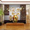 Tranh ảnh bình hoa cổ - 741BH