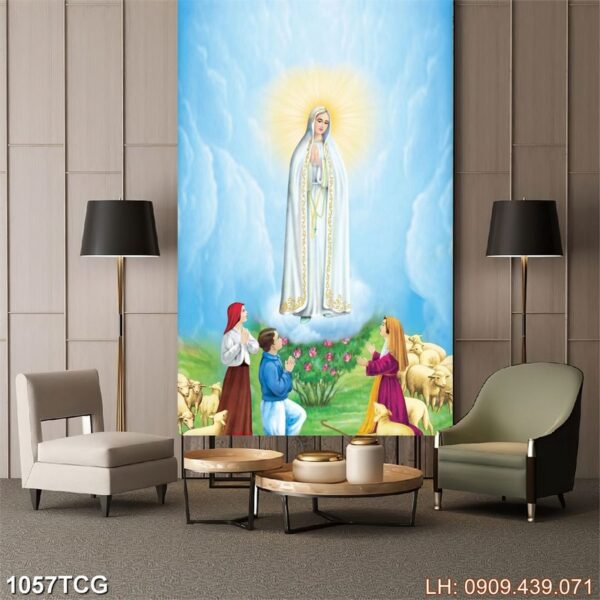 Tranh đạo Công giáo dán kiếng - 1057TCG