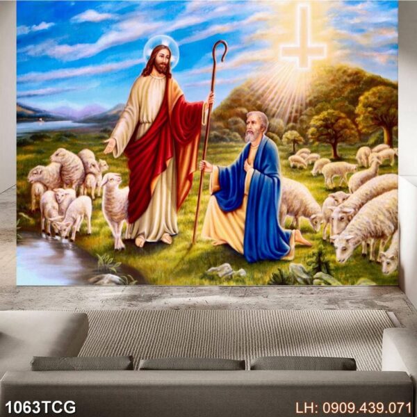 Tranh đạo Công giáo tranh bộ - 1063TCG