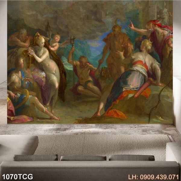 Mẫu tranh đạo Thiên Chúa in nhanh - 1070TCG