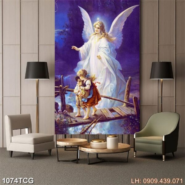 Ảnh đạo Công giáo có khung - 1074TCG